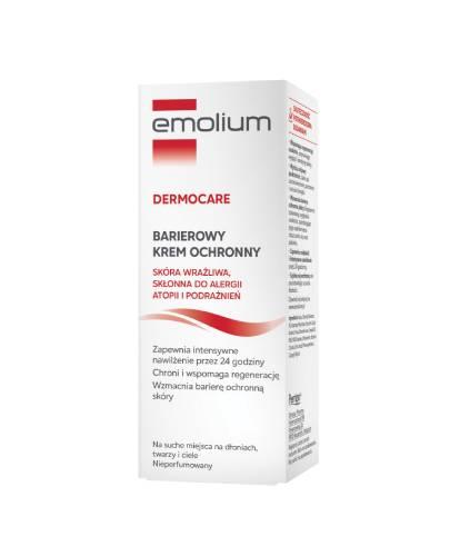 Emolium Dermocare, Krem barierowy ochronny skóra wrażliwa, skłonna do alergii, atopii i podrażnień, 75 ml